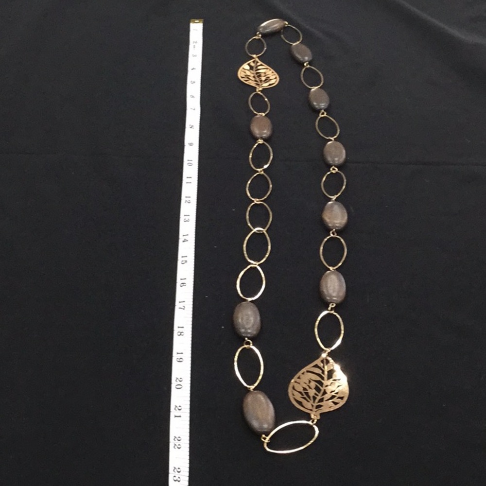 Wood beaded necklaces